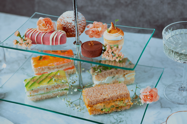 a cake with fruit on top of a table